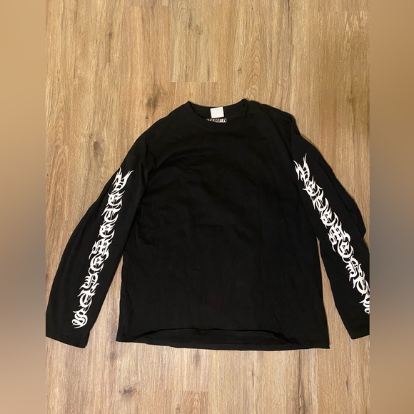 Vetements | Shirts | Vetements Gothic Long Sleeve | Poshmark